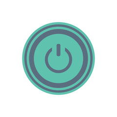 Start buttons set line icon.