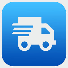 Obraz premium fast delivery icon