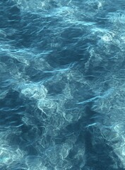 Obraz premium a top view of blue ocean waves 