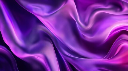 Obraz premium flowing fabric in colorful color with copy space