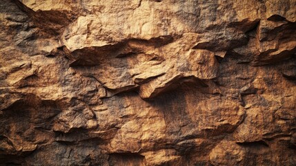 Obraz premium A close-up view of textured rock surface showcasing natural formations and earthy tones.