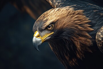 Fototapeta premium Bird of prey close-up