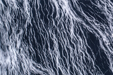 White Abstract Lines on Dark Background