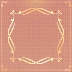 クリスマスのフレームデザイン