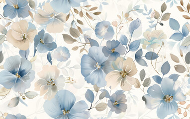 Vintage floral texture art background
