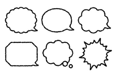 クレヨン吹き出しセット