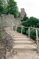 stairs to the castle