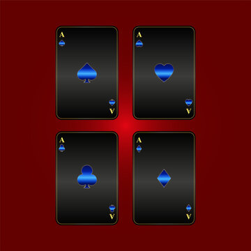 Playing Cards Aces Set