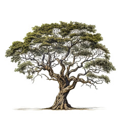 Fototapeta premium tree isolated on white background