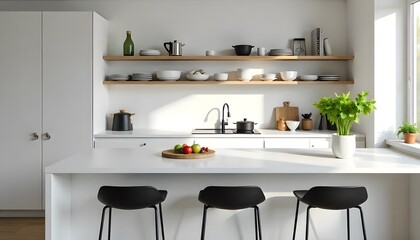 modern kitchen interior