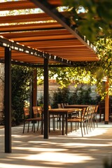 Fototapeta premium Outdoor seating area
