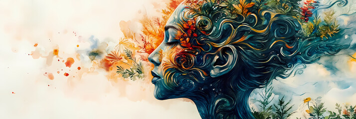 Unique Flowermind Abstract Wallpaper – Floral Fantasy with Artistic and Vibrant Designs