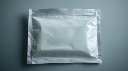 White Condom Bag on Gray Surface