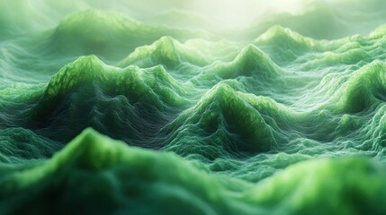 Soft Green Gradient Background for Presentations and Designs with Ample Copy Space