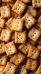pile of biscuit crackers
