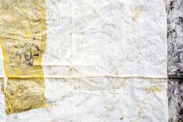 Textured Abstract Wall with Yellow and White Patterns