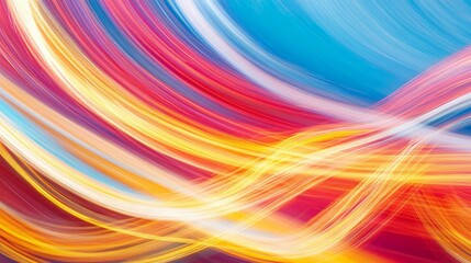 Fototapeta premium Vibrant Swirls of Color in Motion