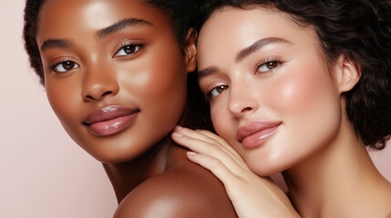 Celebrating Beauty Through Ethnic Diversity in Minimalist Fashion and Skincare Aesthetics