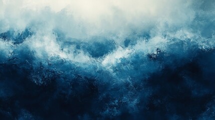 Abstract blue background with textured layers and swirls.