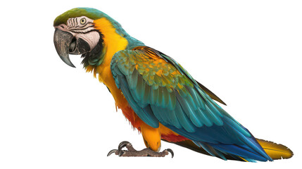 Vibrant Macaw Parrot with Colorful Feathers