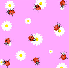 Cute lady bug pattern