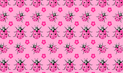 Cute lady bug pattern
