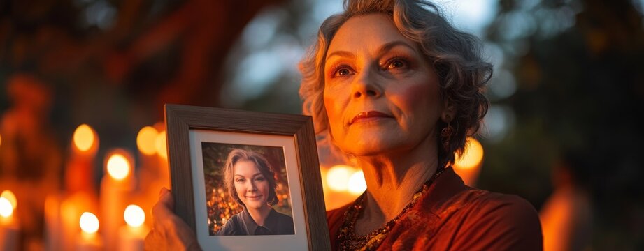 Transgender Day of Remembrance Celebration Tribute to Remembrance with a Portrait in Focus