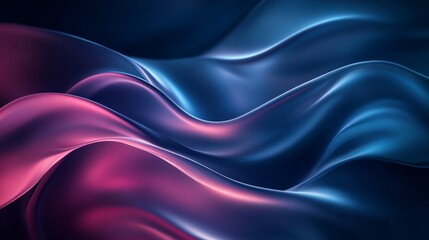 Obraz premium Vibrant Abstract Fluid Waves in Striking Colors