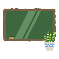 Chalk board vector