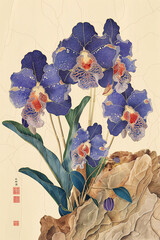 background with flowers