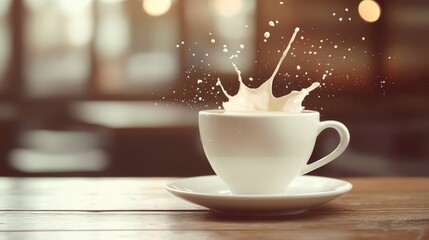 Splash of Caffeine: Captivating Coffee Moment