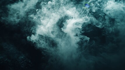 Ethereal Mist: Enchanting Cascade of Swirling Vapor