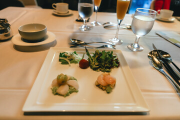 リゾートホテルでとる食事