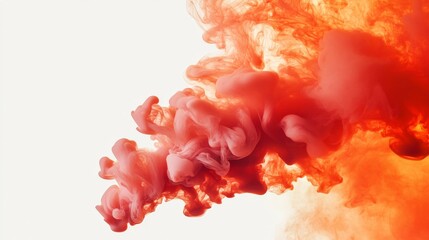 Obraz premium Captivating Crimson Swirls: A Mesmerizing Abstract Explosion