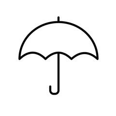Umbrella, protection - simple vector icon