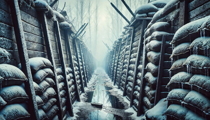 WW1 Trenches Battlefield - No Man&rsquo;s Land
