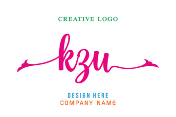 KZU  lettering logo is simple, easy to understand and authoritative