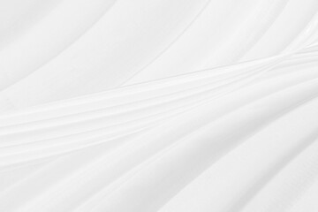 elegrance soft fabric white abstract smooth curve shape decorate fashion textile background