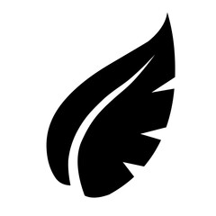 Silhouette of Nature A Collection of Leaves and Floral Motifs