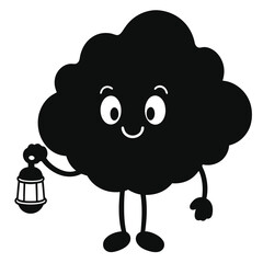 cartoon illustration of a character