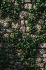 A fire hydrant sits in front of a stone wall, providing water supply
