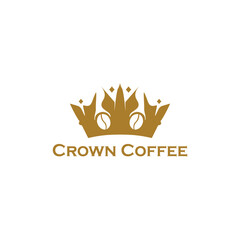 This elegant logo template features a crown, representing luxury and quality. Ideal for a premium coffee brand, it highlights the rich experience of coffee.