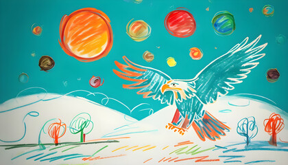 eagle drawing