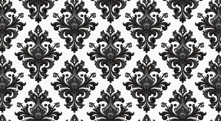 Fototapeta premium seamless damask wallpaper