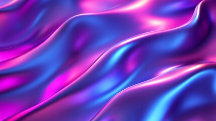 Fototapeta premium Mesmerizing Waves of Vibrant Color and Light