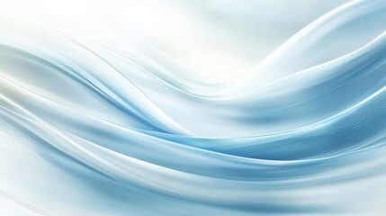 Fototapeta premium Serene Blue and White Waves of Elegance