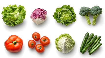 Fototapeta premium Vibrant Assortment of Fresh Vegetable Crudits for Healthy Snacking