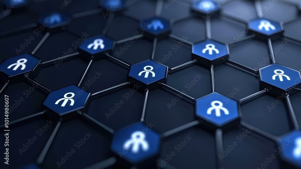 Poster global business network structure and links