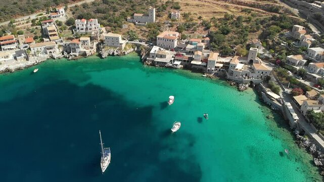 Limeni village in Mani, Greece