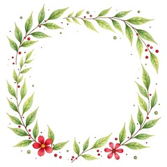 Fototapeta premium frame with flowers